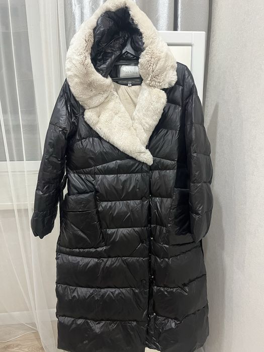 Плащь с норковым воротником