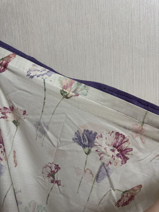 занавески с цветами