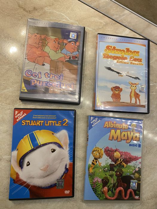 DVD uri desene animate copii