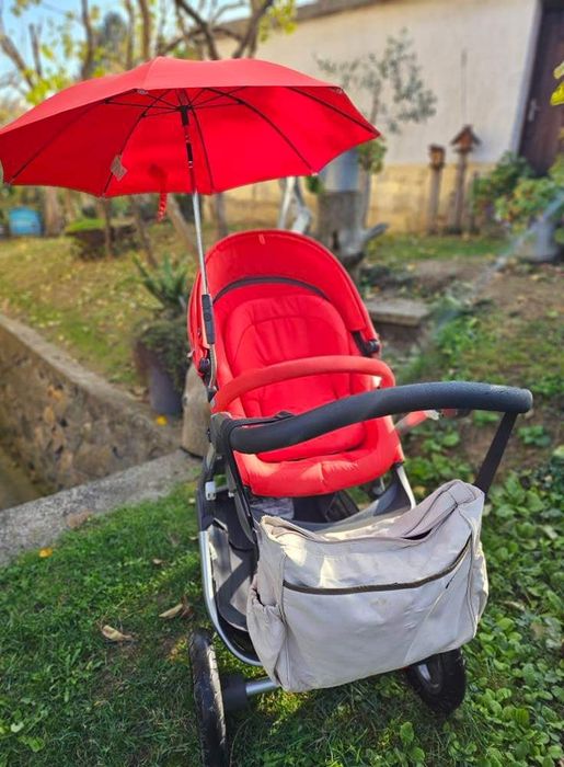 Детска количка Stokke trailz с включени всички аксесоари и зимно чувал
