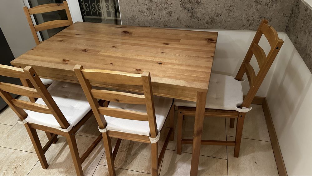 Продам стол и стулья ИКЕА