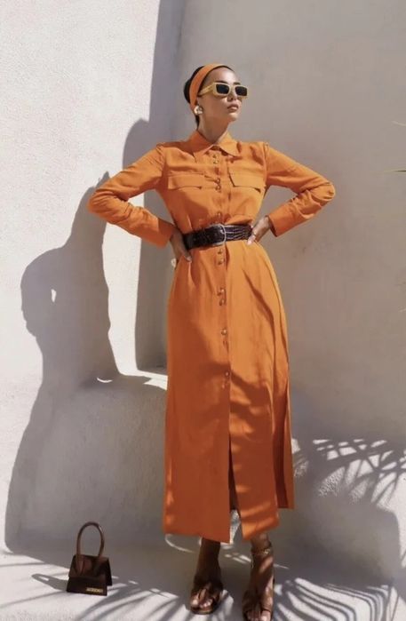 Rochie din in Zara limited