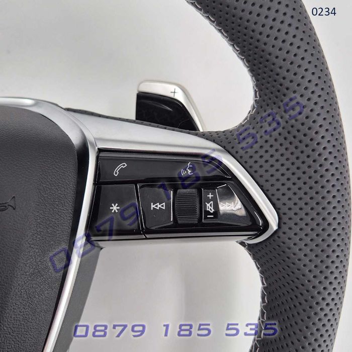 Рязан спортен волан S-Line кожа Audi A1 A3 A5 A5 A6 TT Q3 Q5 Q7 АУДИ