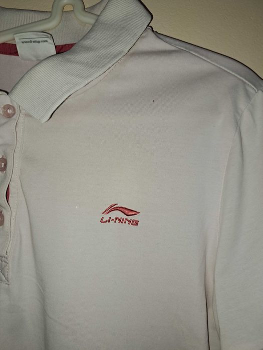 Бяла Li-ning тениска