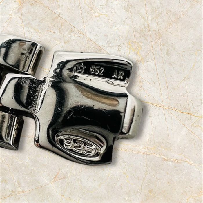 Италианска сребърна гривна