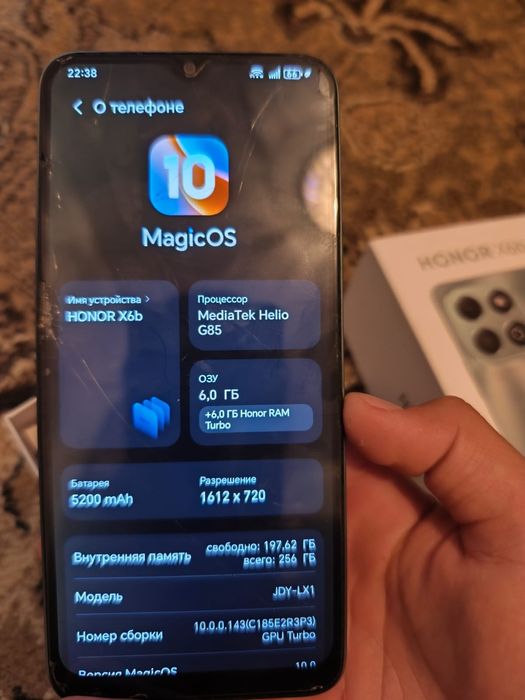 Продам телефон, Honor X6b 256gb
