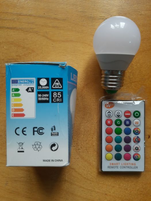 Лампочка светомузика