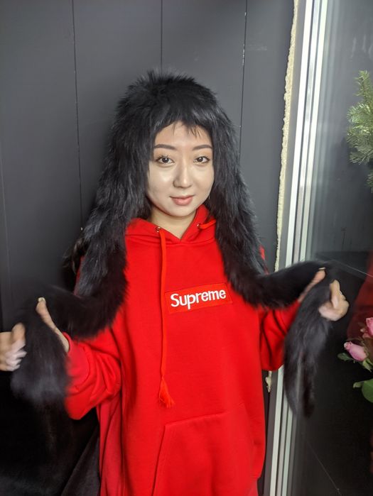 Шапка женская снуд кролик