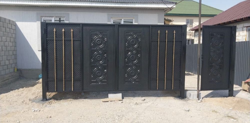 Ворота навес калитка