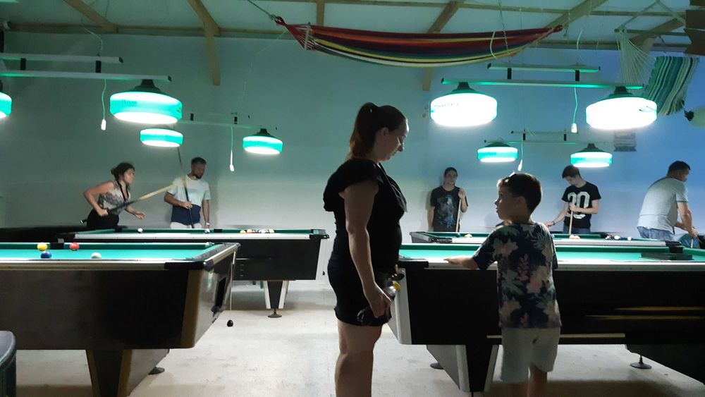 JOC Biliard SARDI ITALIA cu fise, placa ardezie pt copii si adulti