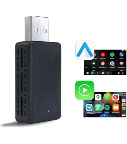 Безжичен Carplay и Android Auto адаптер - универсален за всеки ав