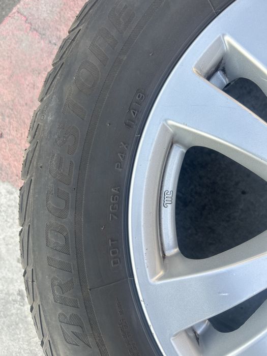 Set jante aliaj cu anvelope iarna mercedes e class w212 R16