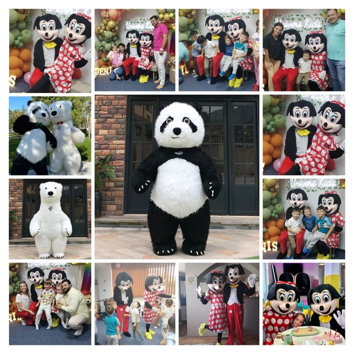 Mascote evenimente Mickey&Minnie,  Labubu, Urs alb si Panda, Stitch