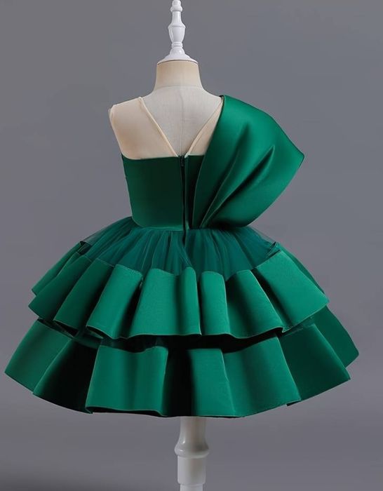 Rochie fetite verde smarald