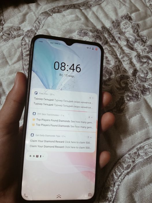 Vivo y33s с трещинами