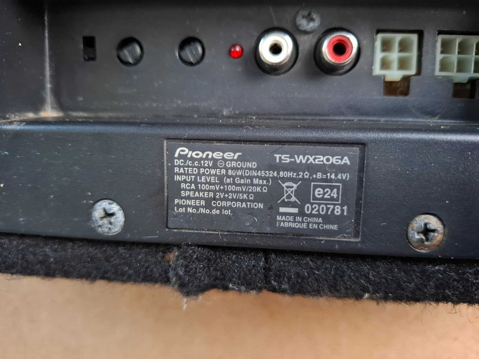 Активна баскаса /суббуфер /  subwoofer Pioneer TS-WX206A