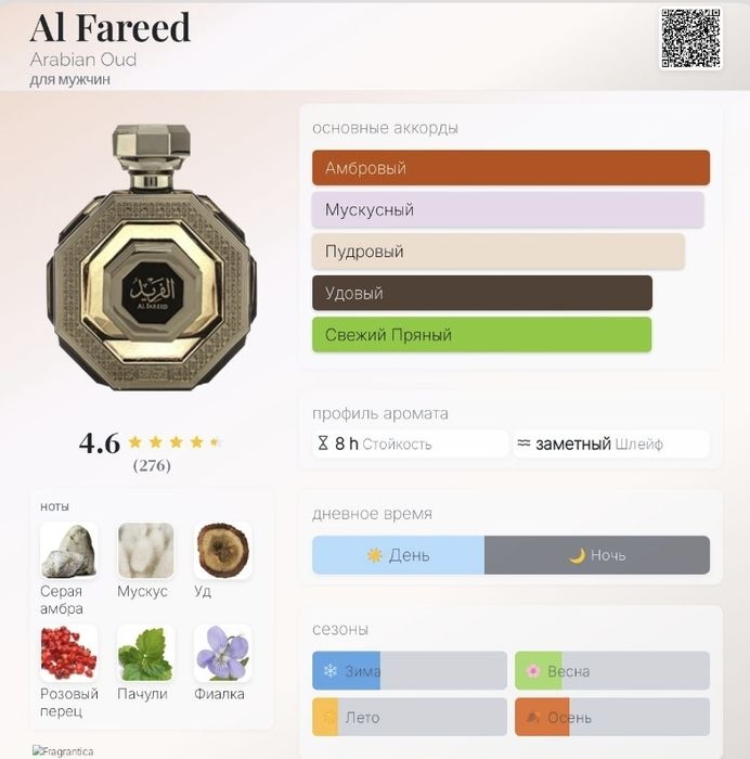 AL Fareed Eau de Parfum 100.ml 100%Orginal