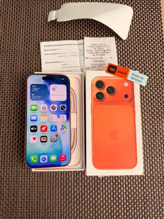 НОВ! 512Gb*ЛИЗИНГ* iPhone 17 Pro Cosmic Orange 24М ГАРАНЦИЯ
