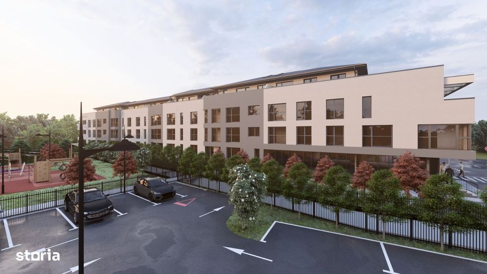 Sun Residence -- Apartament 2 camere - TIP 9 - 54 Mp - Proiect NOU -