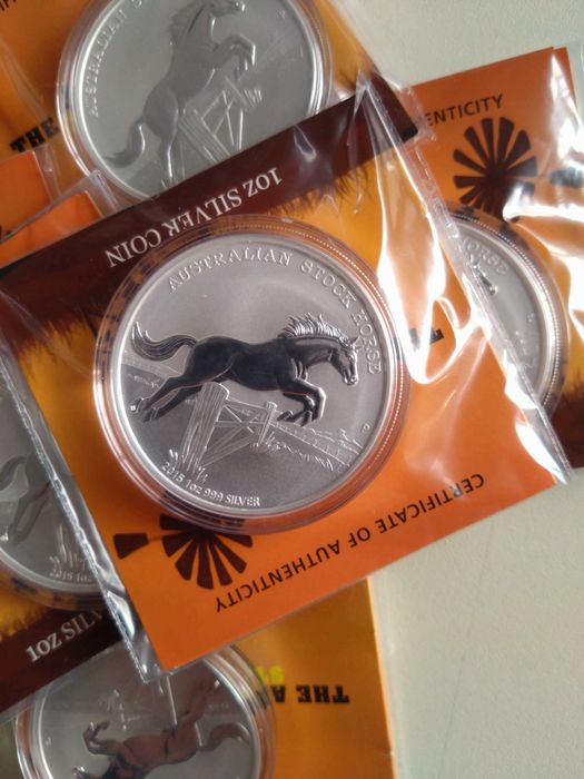 Сребърни монети Australian Stock Horse, 1oz, 999