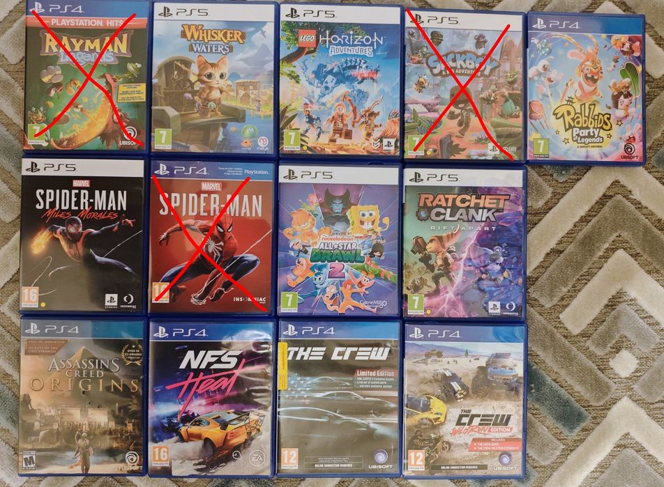 Vand colectia intreaga jocuri ps4 ps5