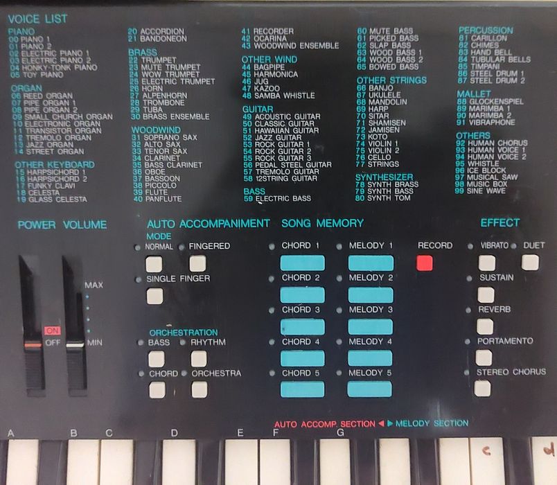 Yamaha Portasound PSS-780 Electronic Keyboard