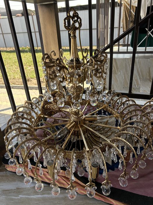 Испанские хрустальные люстры (2 шт.)