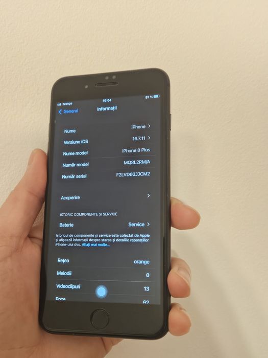 Vand Iphone 8 Plus 64 GB Impecabil
