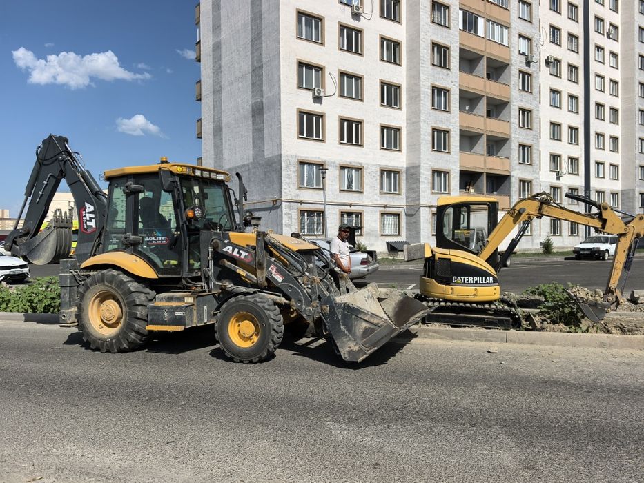 Услуги миниэксковатора/экскаватора