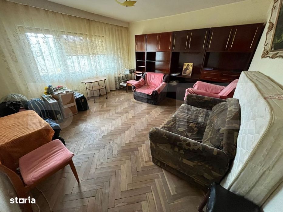 Apartament 3 camere, 70 mp utili, 2 balcoane, etaj 4 – Micro 1, Mat — fotografia 1