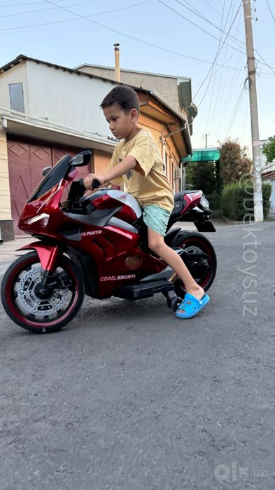 Детский мотоцикл Ducati V5 для детей 3-7 лет EVA колёса 24V до 30 кг