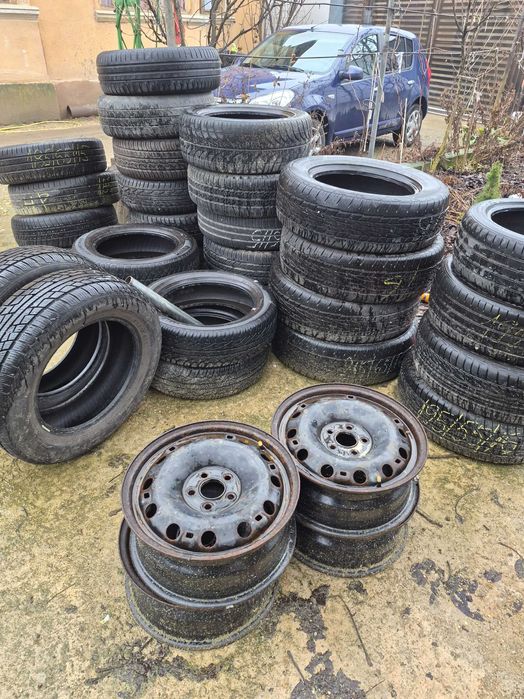 Cauciucuri diferite marimi,cu jante si fara