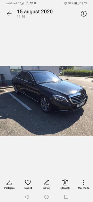 Bara spate Mercedes S class W222