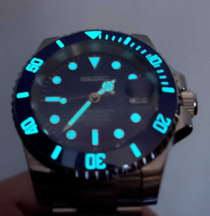 Нов часовник Marinemaster Blue (Seiko custom mod)