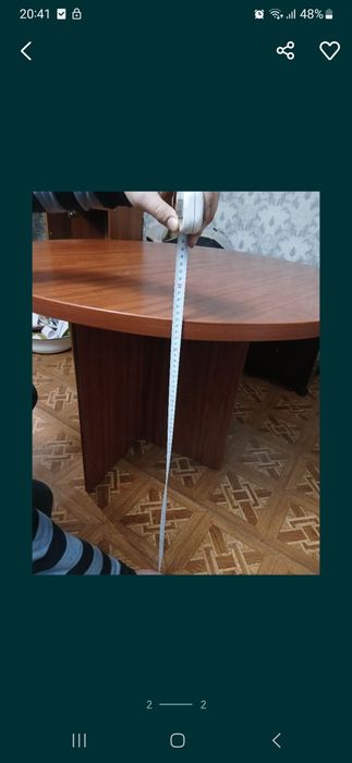 Круглый стол  высота 75см  диамнтр 110см