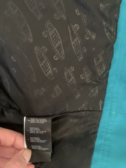 Geaca Vans original culoare turcoaz