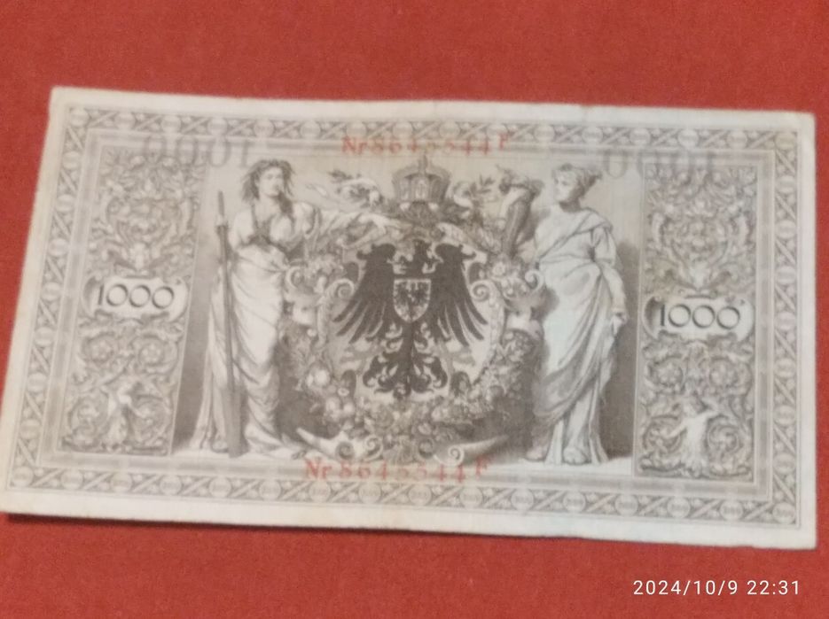 1000 марки Германия 1910