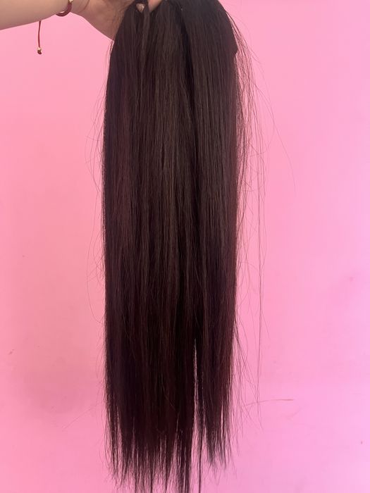 Естествена тайландска коса 200гр 60см