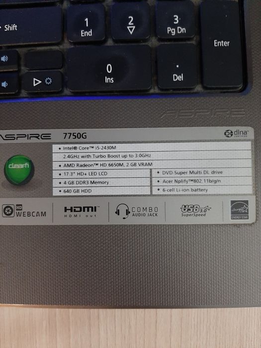 Продам ноутбук Acer