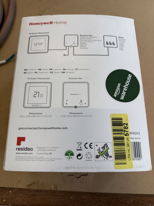Thermostat T6 Honeywell smart pe internet