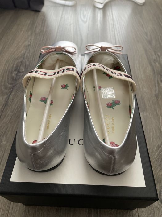 детски кожени балеринки GUCCI