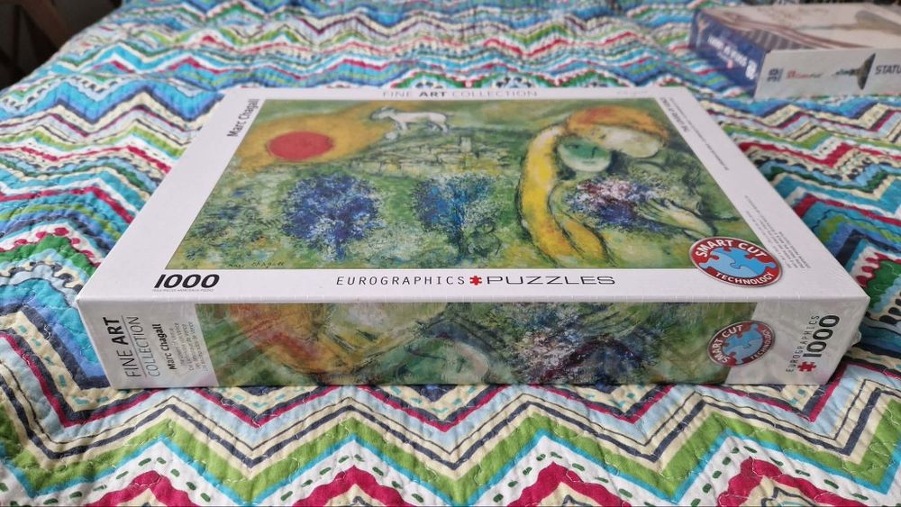Нов пъзел 1000 части Eurographics - Marc Chagall - The Lovers of Vence