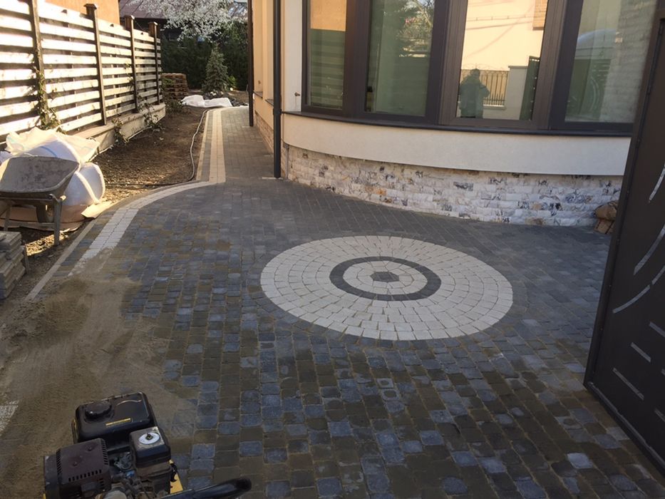 Montaj pavaj și granit pavaj