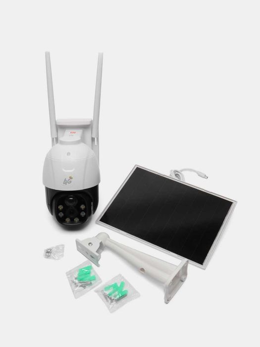SOLAR POWER PTZ 4G SIM CCTV KAMERA  Quyosh batareyalik kamera