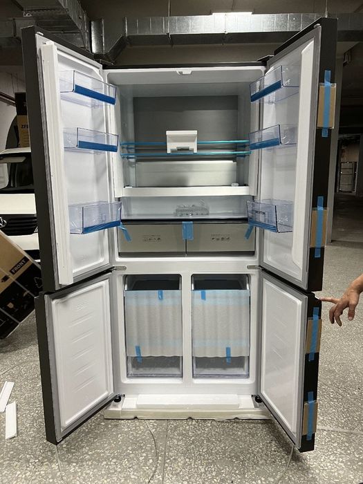 BMD-900BLV — стильный черный холодильник с системой Total No Frost