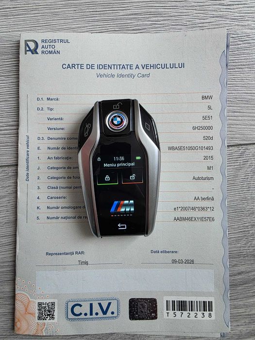 Bmw 520d facelift 2016 - F10 Euro 6 trapa 190 cp