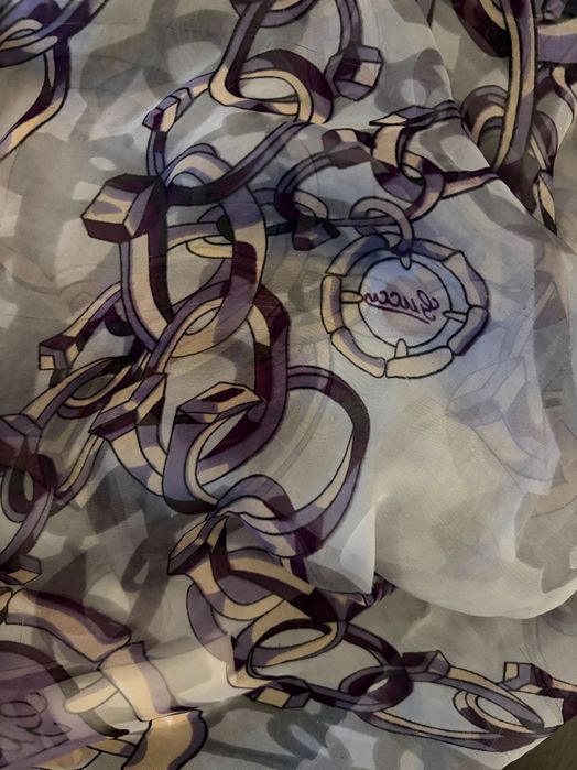 шал Chanel Gucci Italy коприна