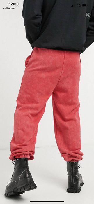 Pantaloni jogger Collusion Asos 100% bumbac marimea L