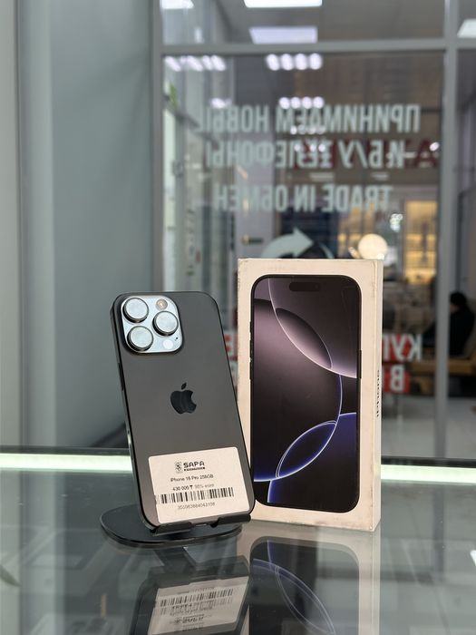 айфон 16 про черн 256гб