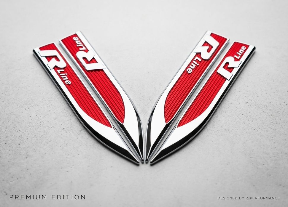 Емблеми R - Line (Р - Лайн) за Фолксваген (Volkswagen)